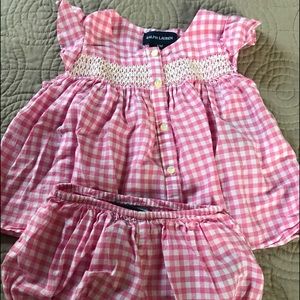 Ralph Lauren baby girl 12 months outfit